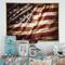Designart - American Flag - Contemporary Framed Canvas Art Print